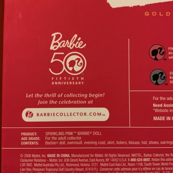 Barbie Sparkling Pink Gift Set. - Picture 7 of 7